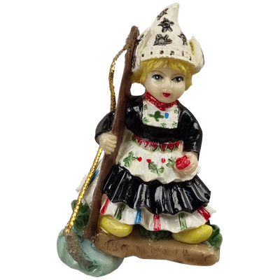 Magneet Meisje met hengel