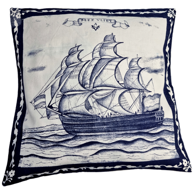 Kussenhoes, Beekvliet indigo