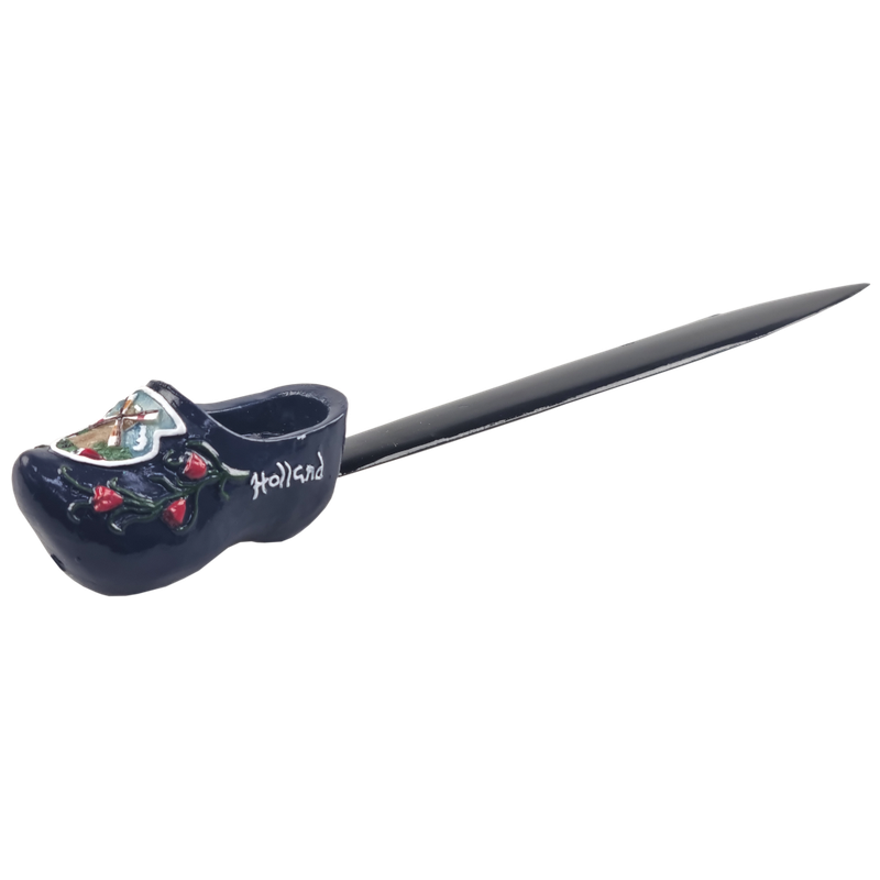 Briefopener klomp Holland -  blauw