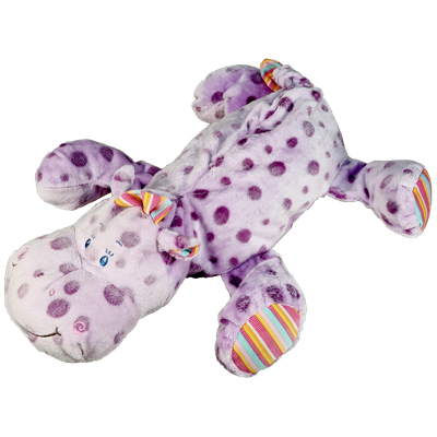 Nijlpaard Lila liggend, 38 cm