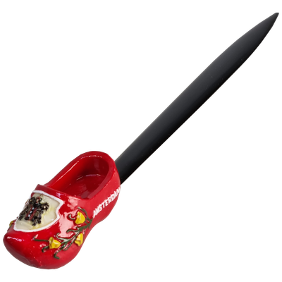 Briefopener wapen Amsterdam rood