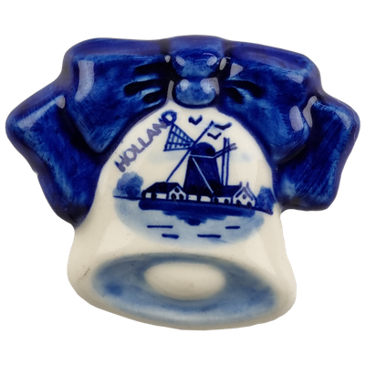 Delfts blauwe Kerstbel - magneet