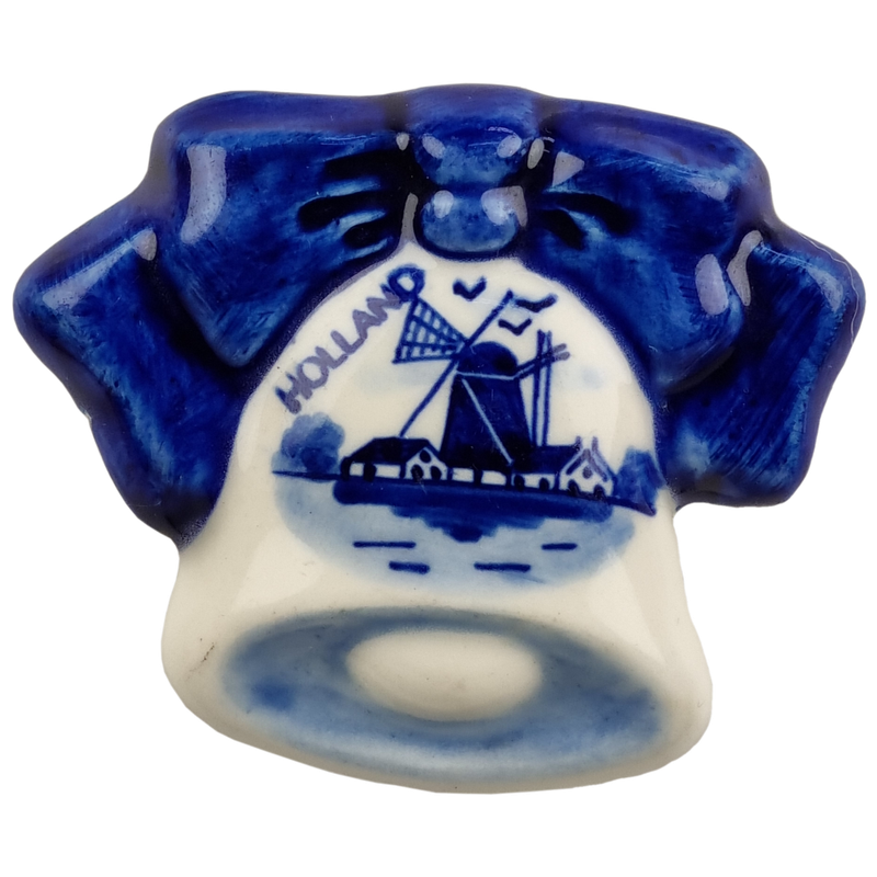 Delfts blauwe Kerstbel - magneet