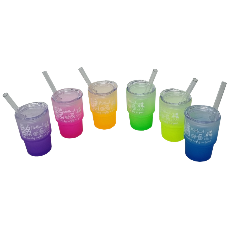 Neon  LED-Kaarshouder "Holland Little country mighty in spirit"