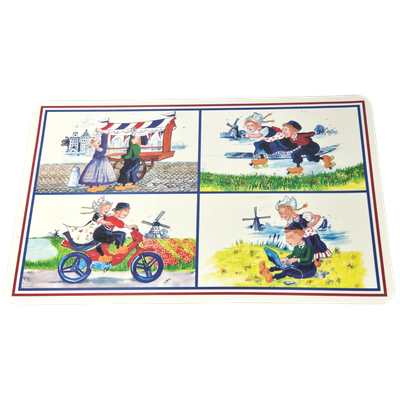 Placemat Holland getekend