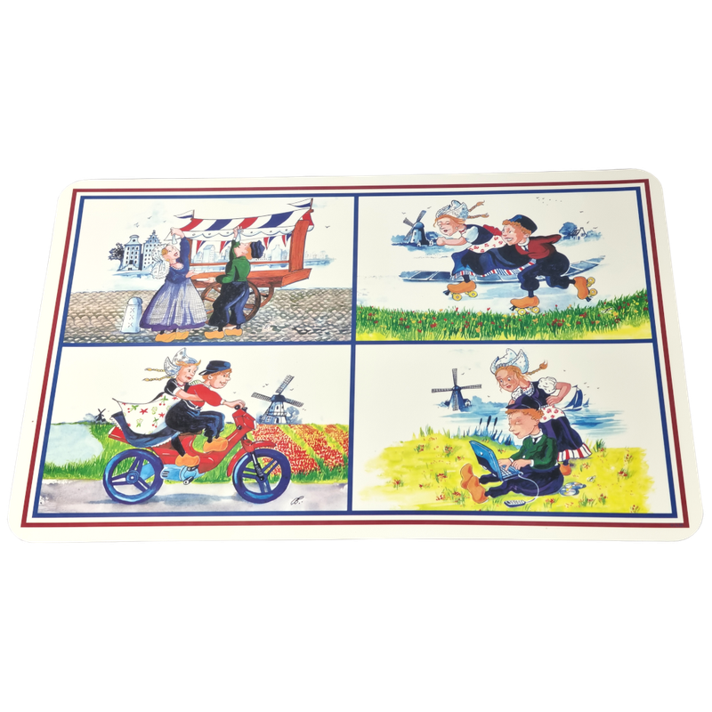 Placemat Holland getekend