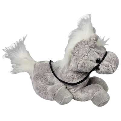 Paardjes liggend, grijs