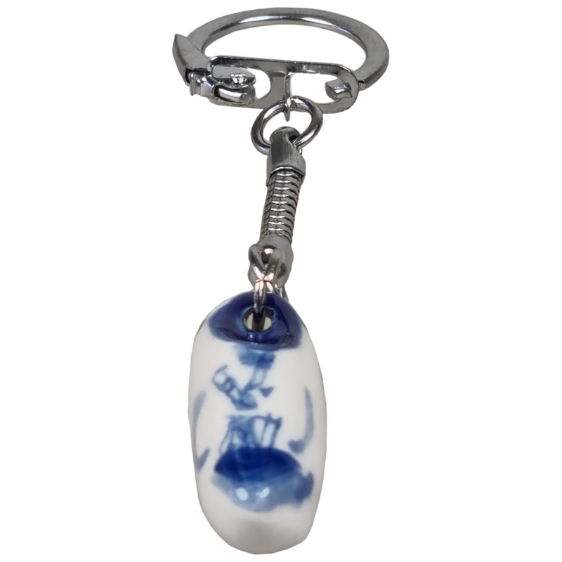 Delfts blauwe Klompje aan sleutelhanger
