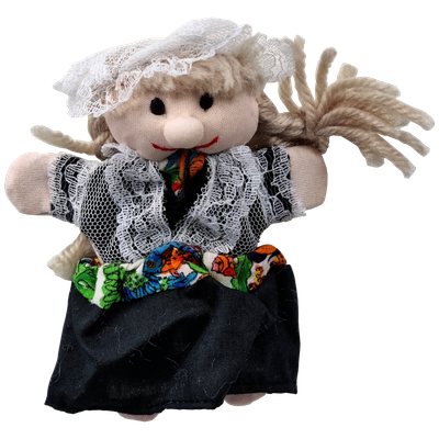 Magneet Meisje - stof