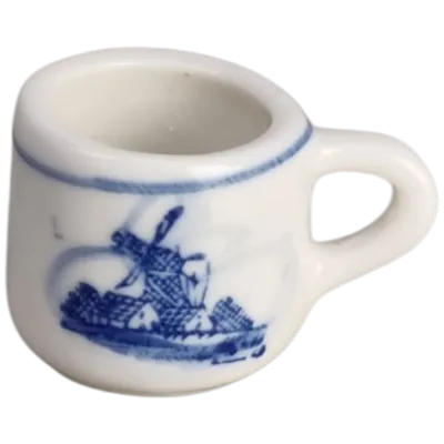 Delfts blauwe Kop 4 cm