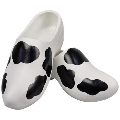 EVA Kunststof draagklomp koeienmotief EVA Kunststof draagklomp koeienmotief