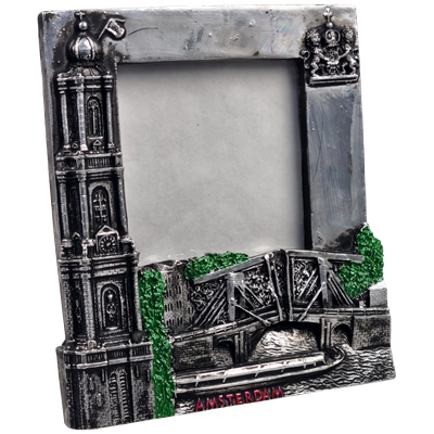 Amsterdam, fotolijstje Westertoren zilver