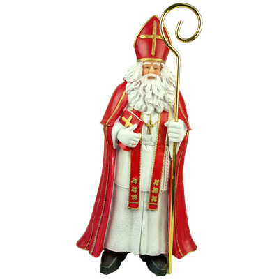 Sinterklaas, met boek 40 cm