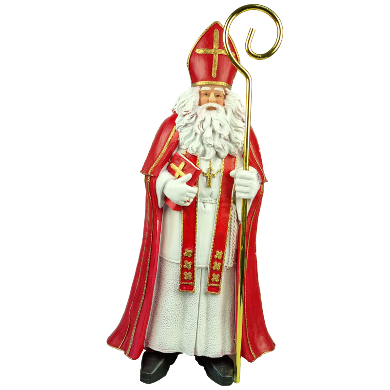 Sinterklaas, met boek 40 cm