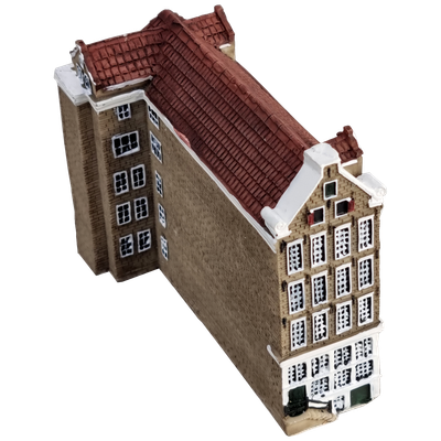 Gevelhuisje Amsterdam Jodenbreestraat - presse-papier