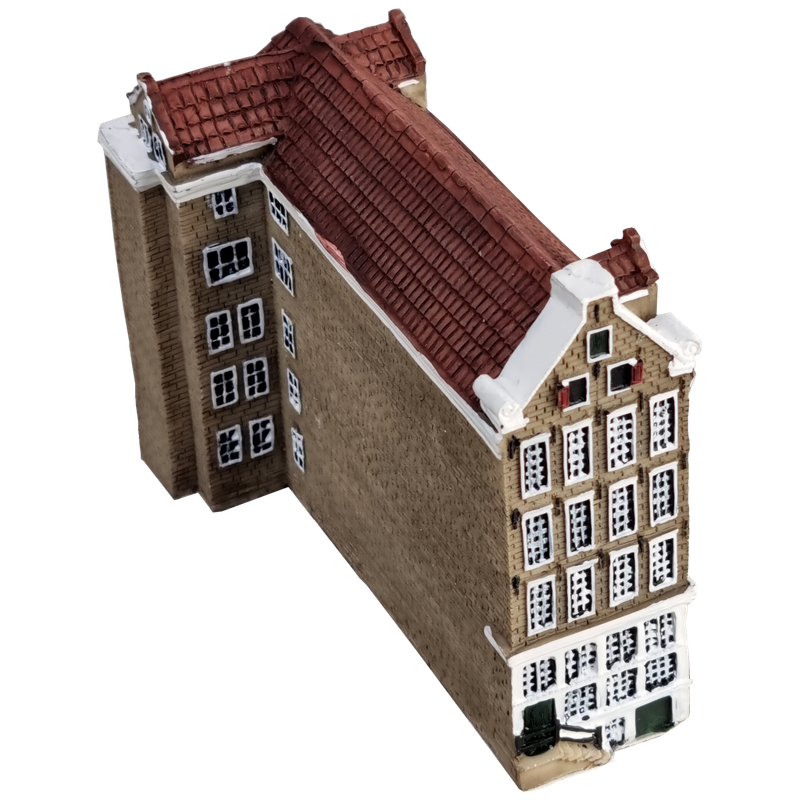 Gevelhuisje Amsterdam Jodenbreestraat - presse-papier