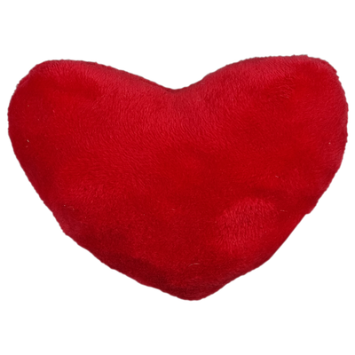 Red plush heart, 10 cm