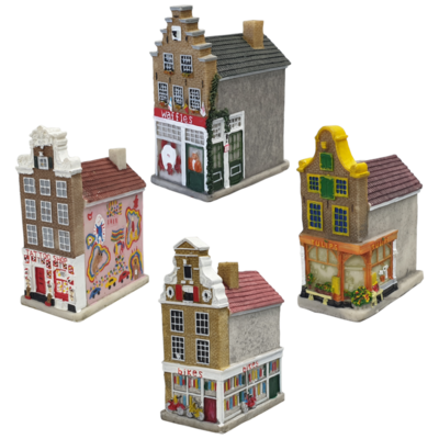 Gevelhuisjes 3D 8,5 cm