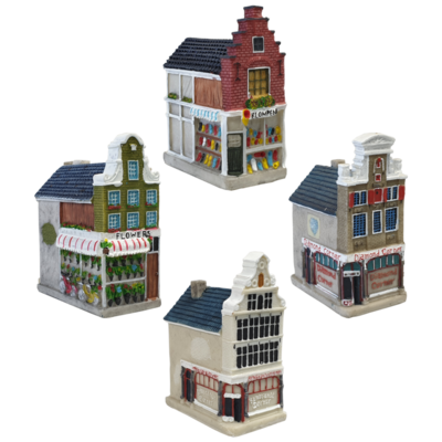 Gevelhuisjes 3D 8,5 cm