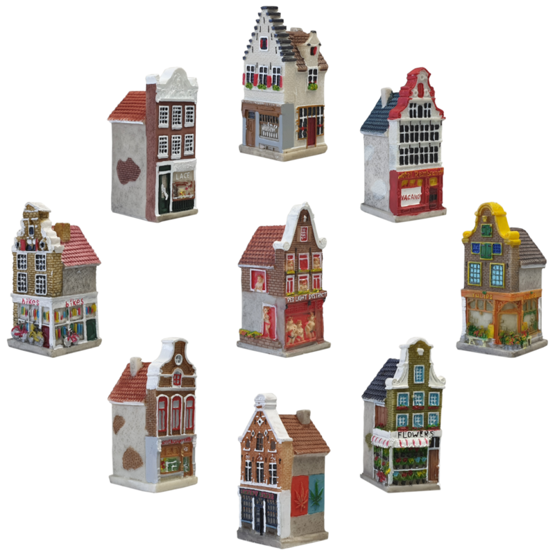 Gevelhuisjes 3D 5,5 cm