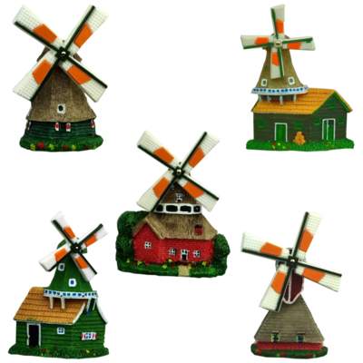 Molens set/5 assorti - magneten