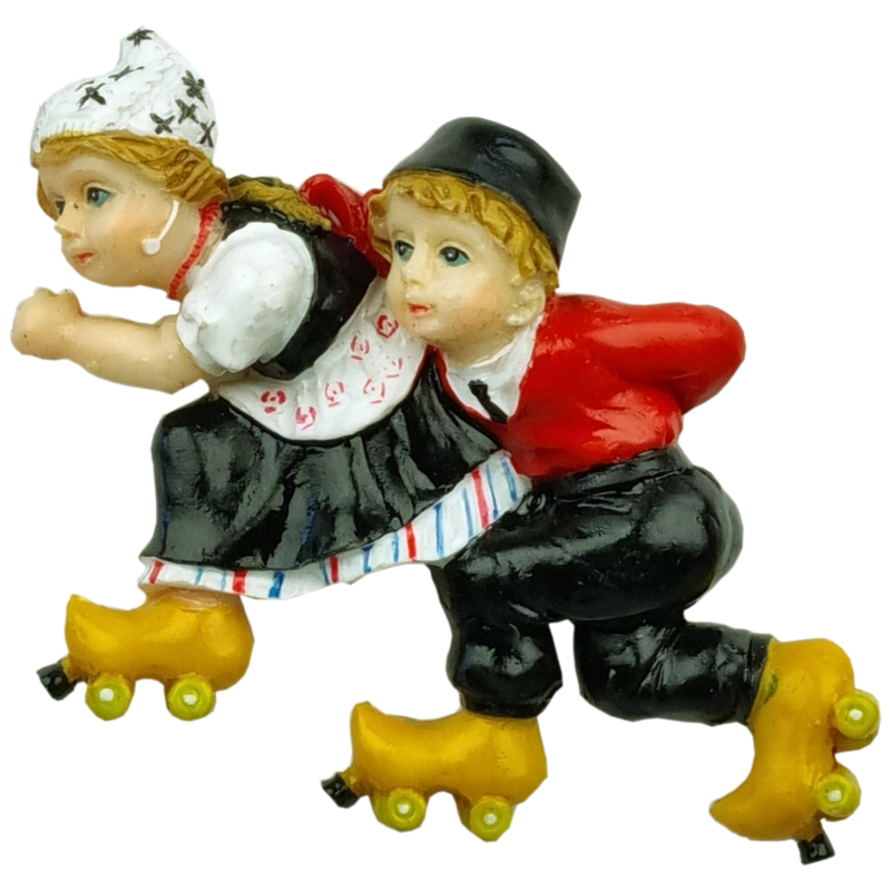 Magneet Boertjes en boerinnetjes set/6 assorti