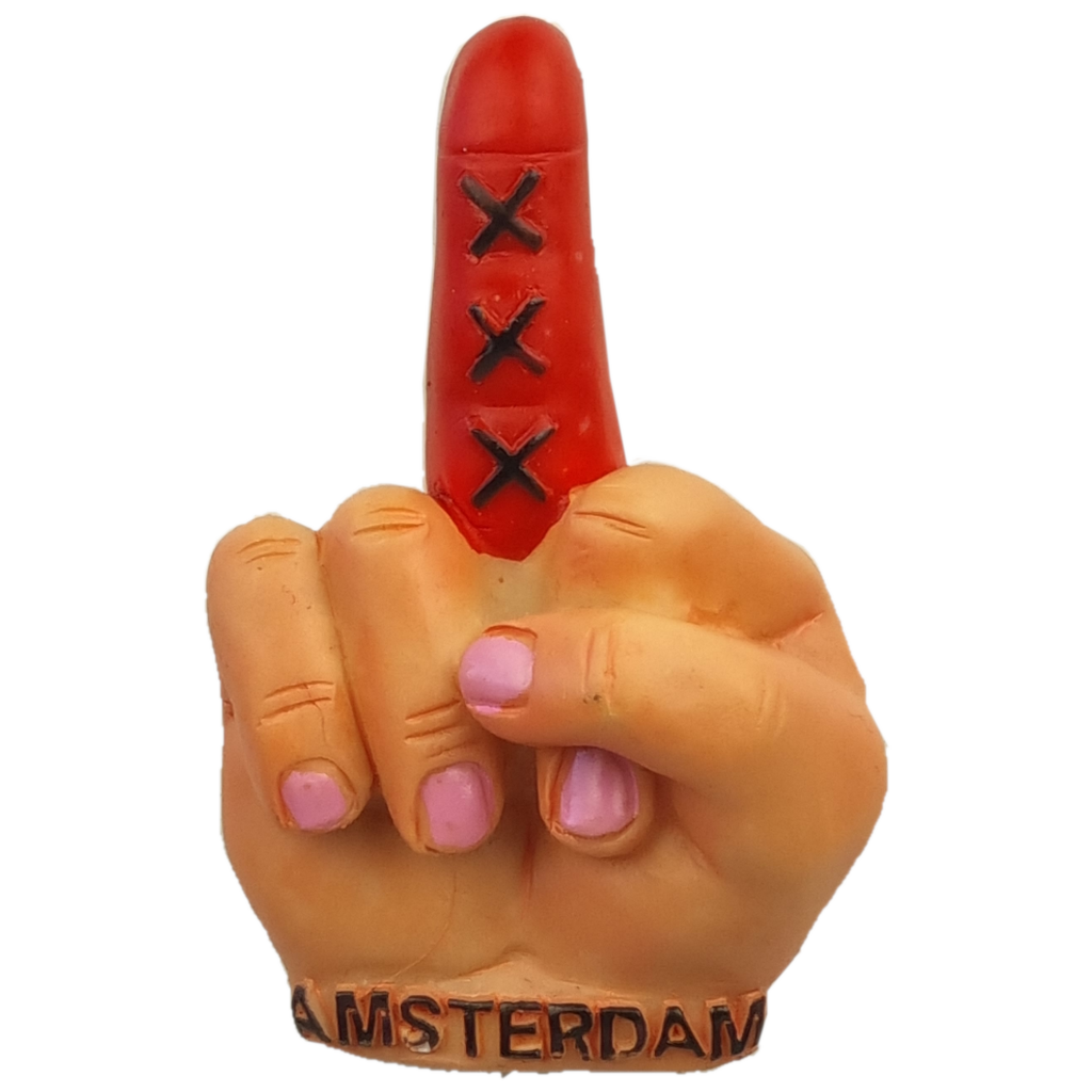 Magneet Amsterdam, de vinger