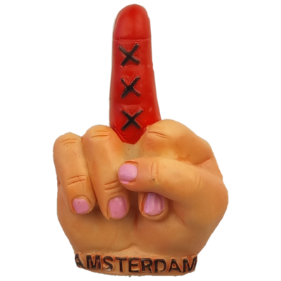 Magneet Amsterdam, de vinger