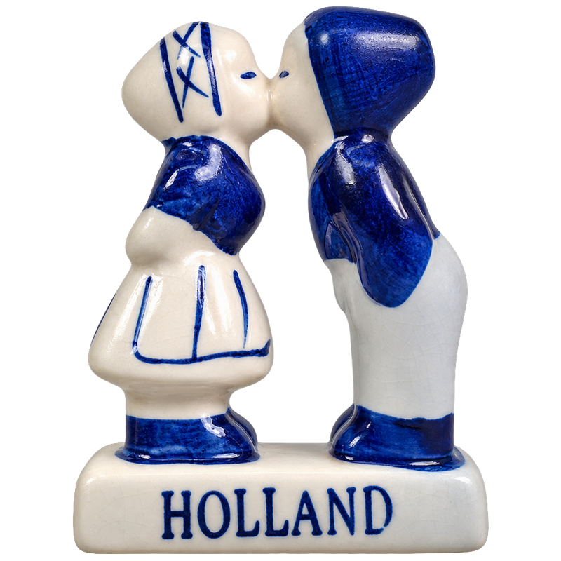 Delfts blauwe Kuspaar 7 cm