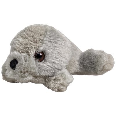 Baby zeehond grijs 14 cm