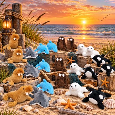 Mini-Animals  -  set van 24 Zeedieren
