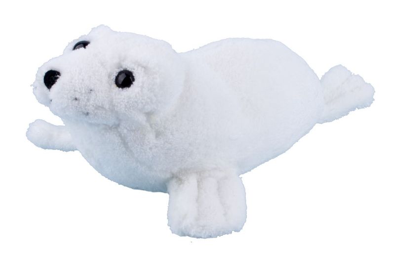 Zeehond wit 33cm.