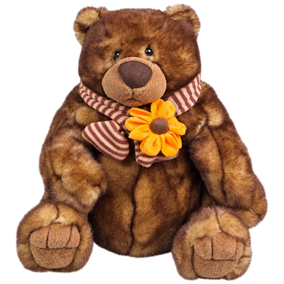 Beer Bram zittend recht, 38 cm