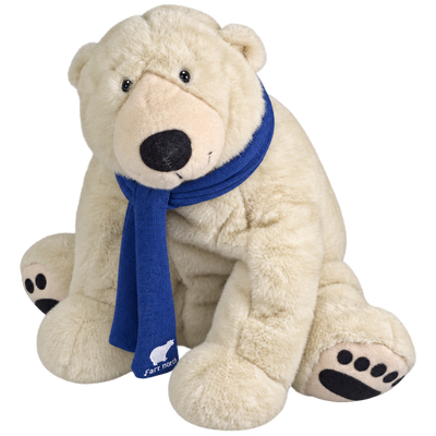 IJsbeer Oscar zittend, 45 cm