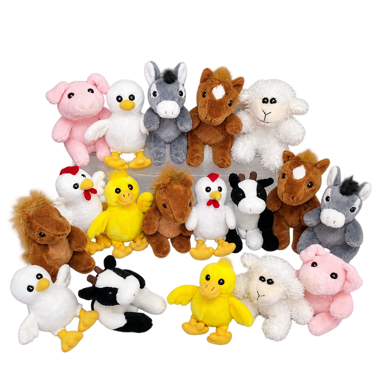 Mini-Animals  - Assortiment zittende Boerderijdieren
