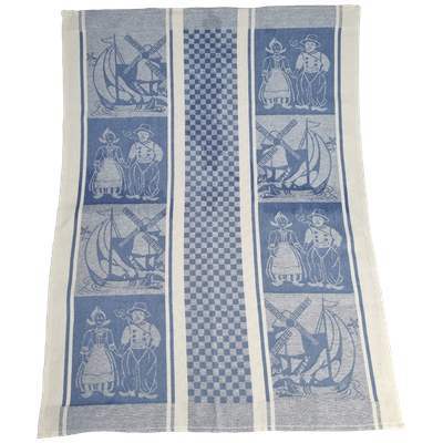 Delfts blauwe theedoek