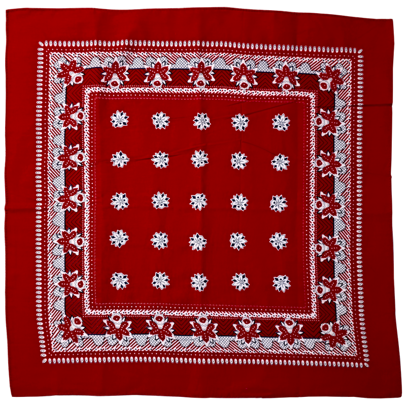 Boerenzakdoek rood/blauw