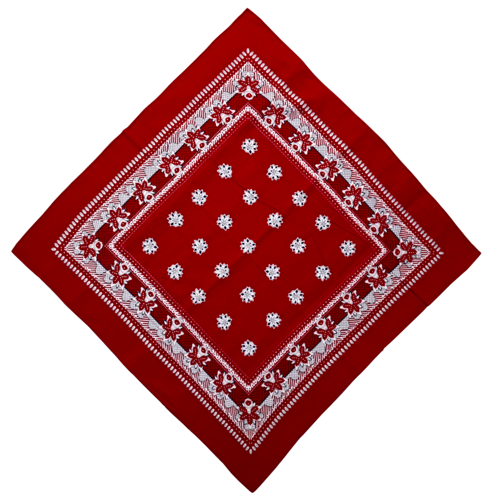 Boerenzakdoek rood/blauw