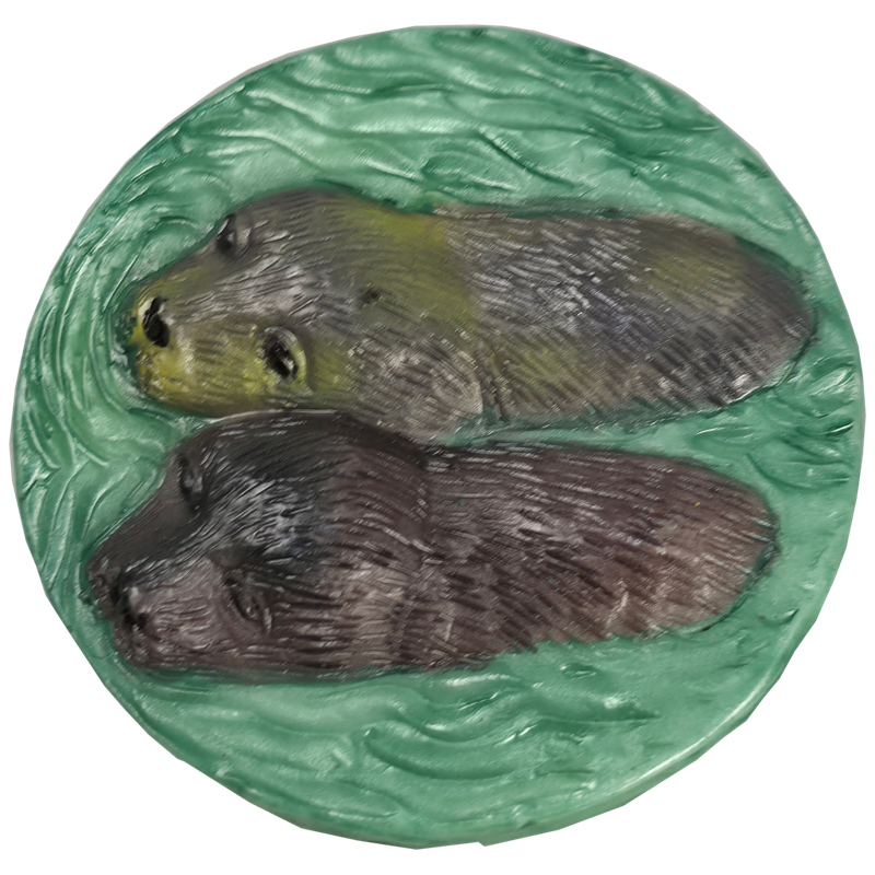 Zeehond, broche rond