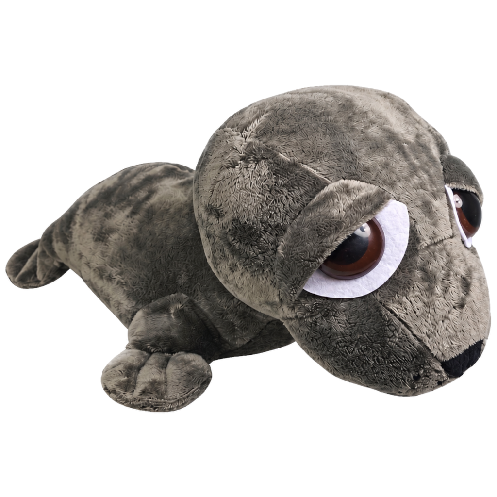 Zeehond Lena liggend nr.3, 45 cm grijs
