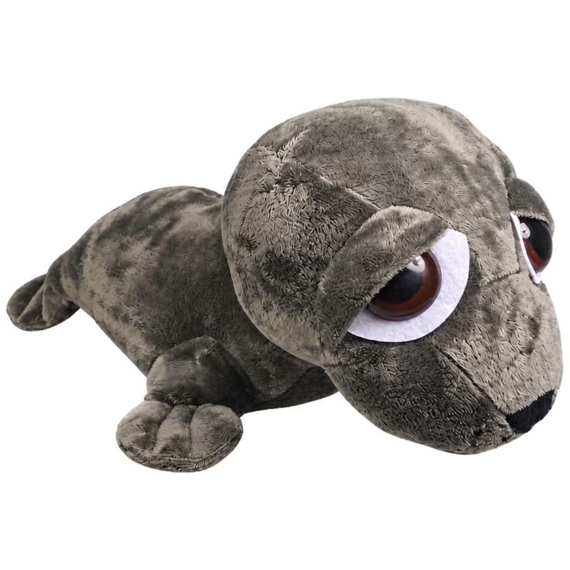 Zeehond Lena liggend nr.3, 45 cm grijs