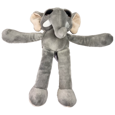 Elephant Elzo met grote ogen, lange armen en benen 25 cm