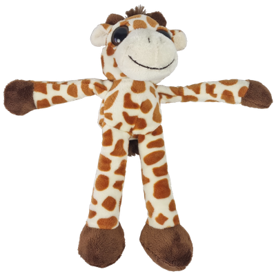 Giraffe Gini met grote ogen, lange armen en benen 25 cm