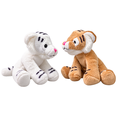 Mini-Animals - Polybag Tijgers 18 stuks - 12 cm