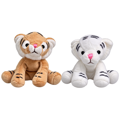 Mini-Animals - Polybag Tijgers 18 stuks - 12 cm