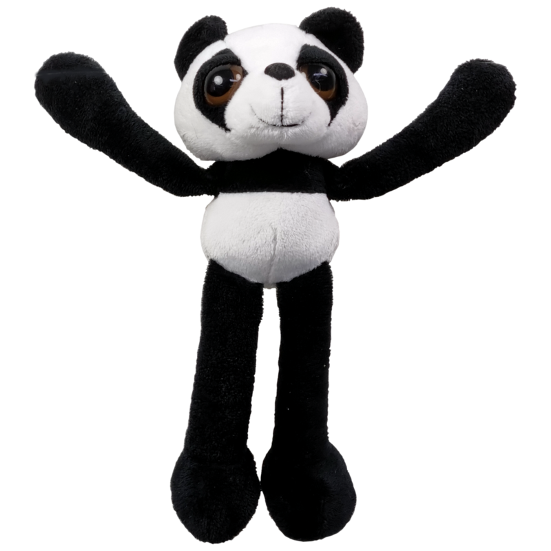 Panda Paul met grote ogen, lange armen en benen 25 cm