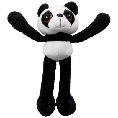 Panda Paul met grote ogen, lange armen en benen 25 cm