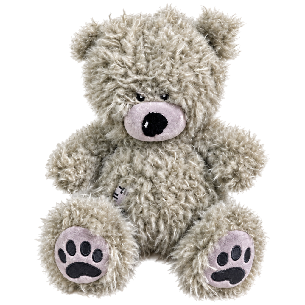 Nice Plush Bear, grey 20 cm