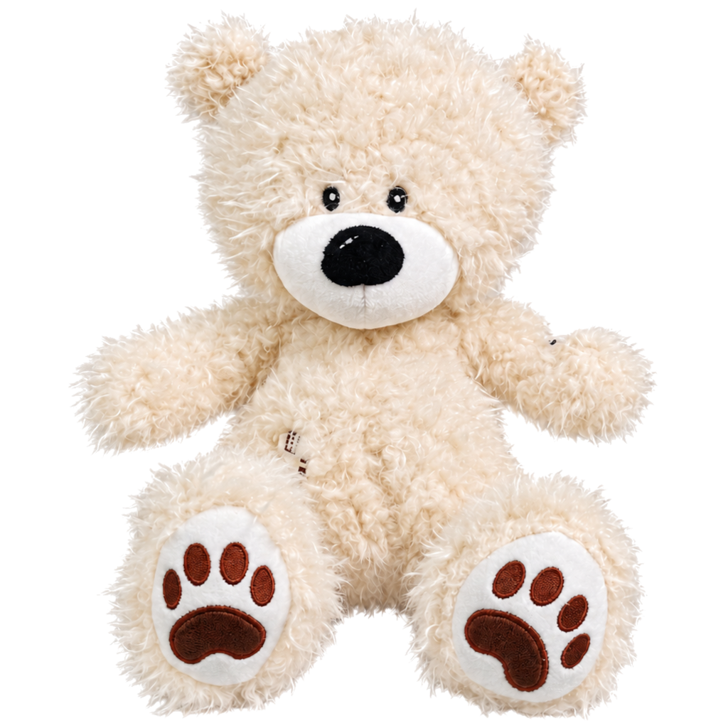 Nice Plush Bear, off-white 30 cm