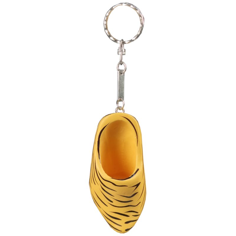 Klompje Safari 6 cm, 6 assorti - sleutelhanger